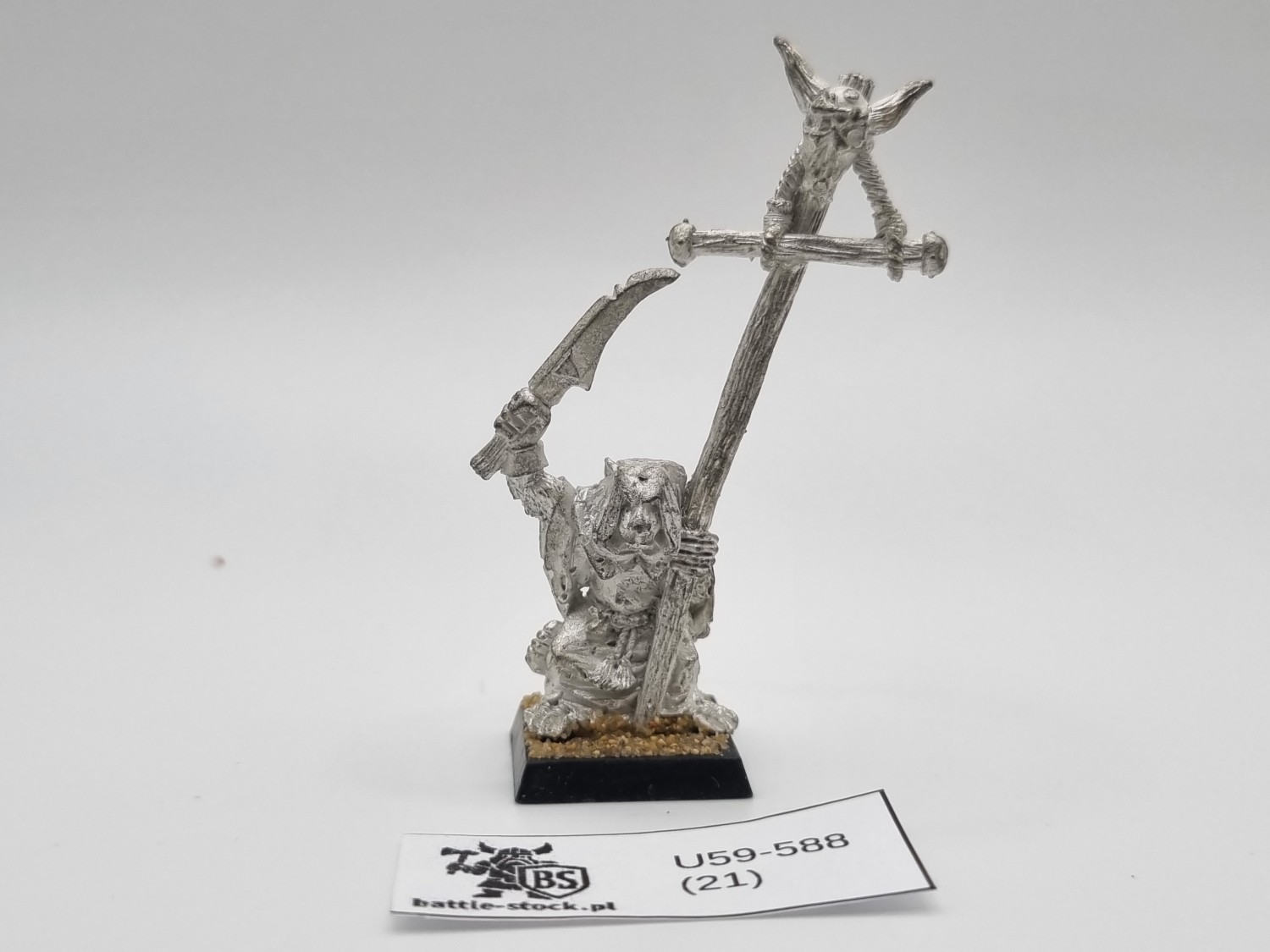 WFB plague monk sztandar