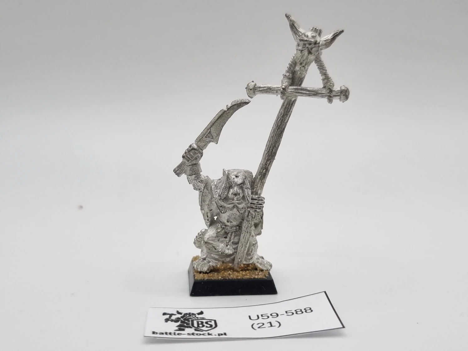 WFB plague monk sztandar