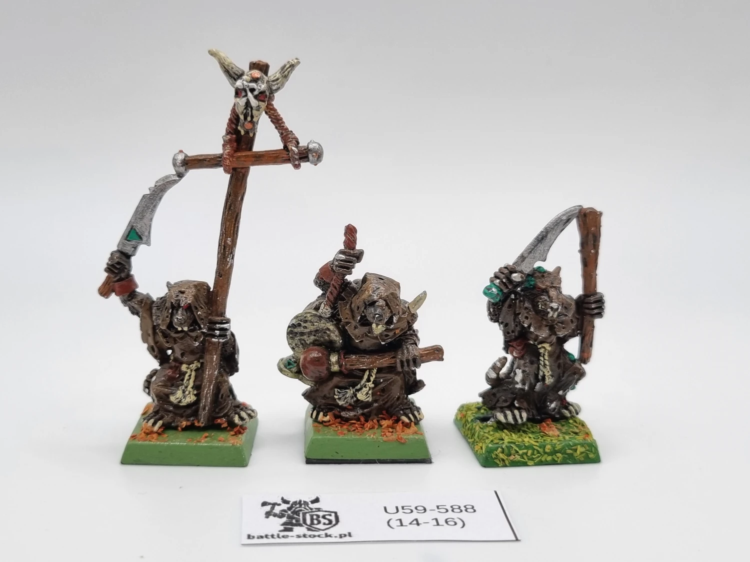 WFB plague monks command squad