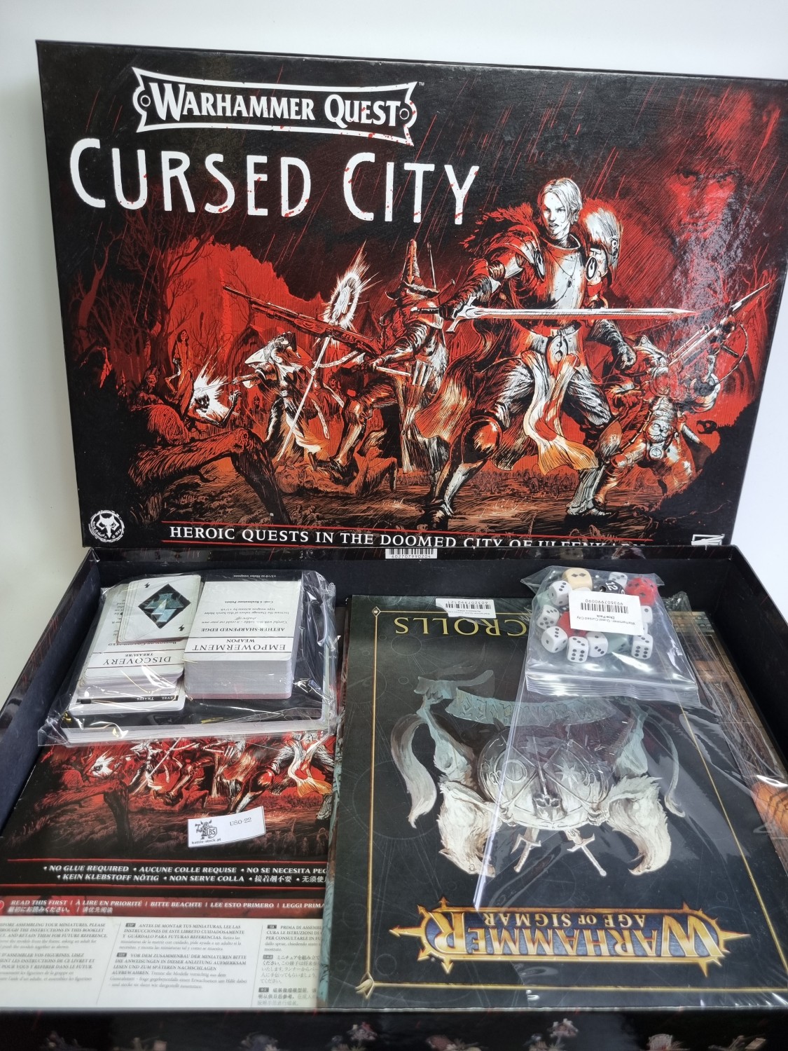 plansza+karty+ akcesoria cursed city