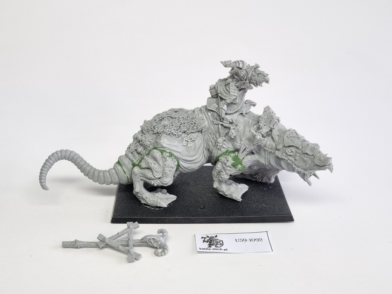 WFB skaven clawlord on brood horror uszkodzony / niekompletny