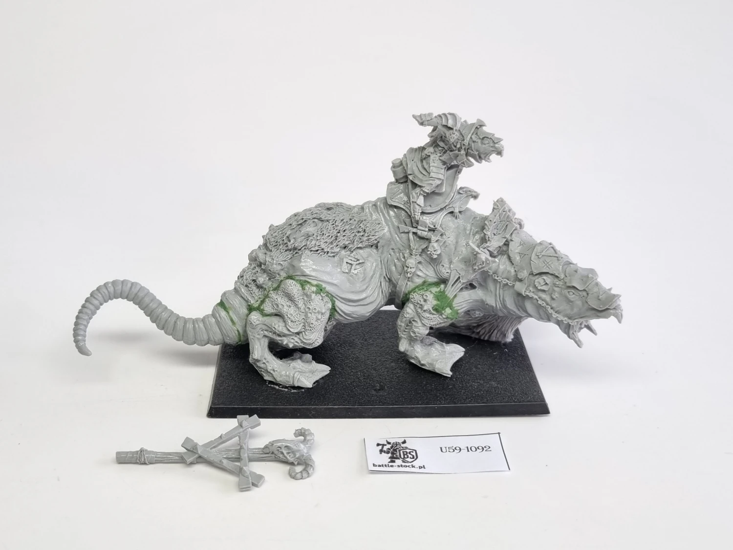 WFB skaven clawlord on brood horror uszkodzony / niekompletny