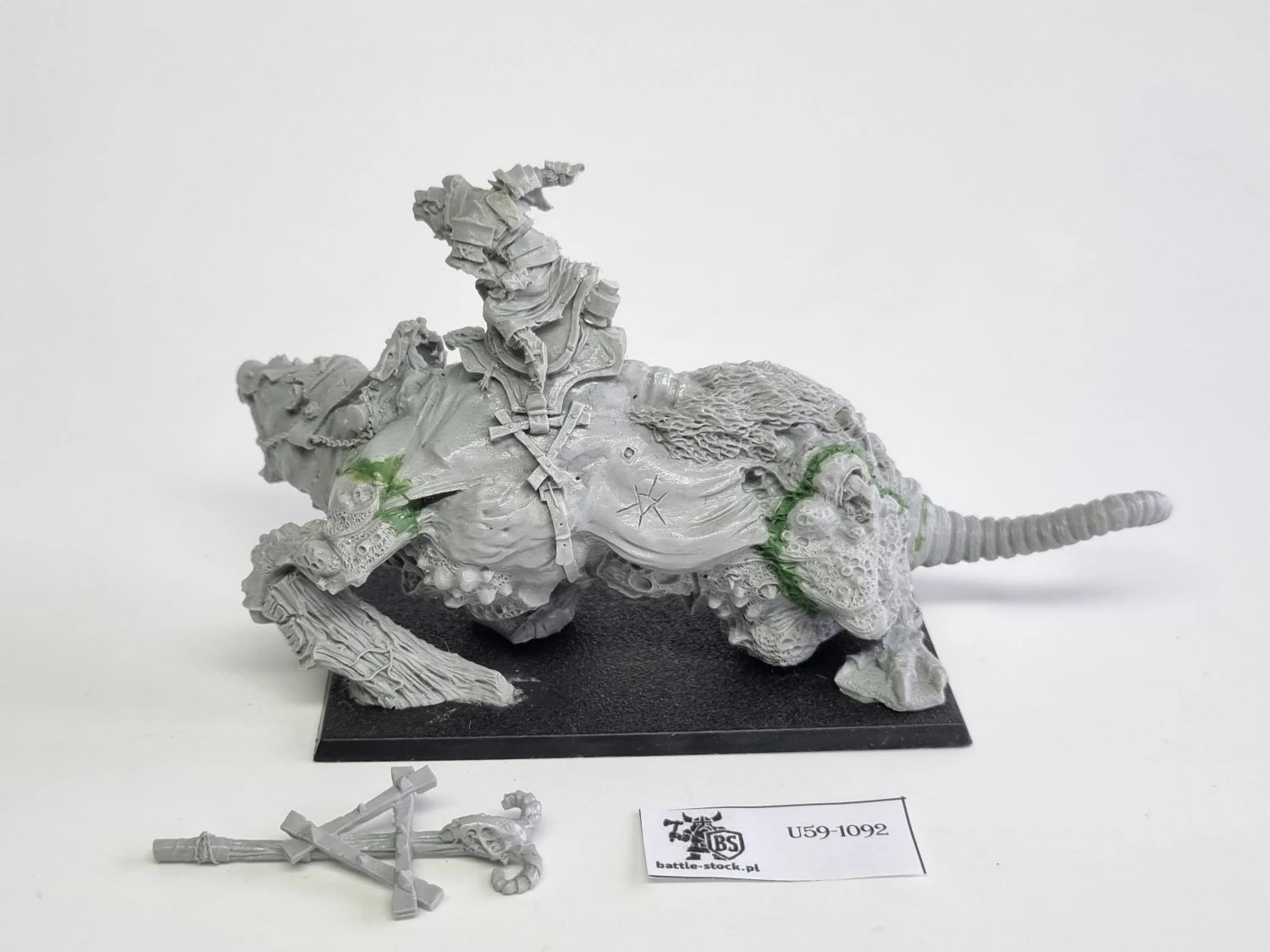 WFB skaven clawlord on brood horror uszkodzony / niekompletny
