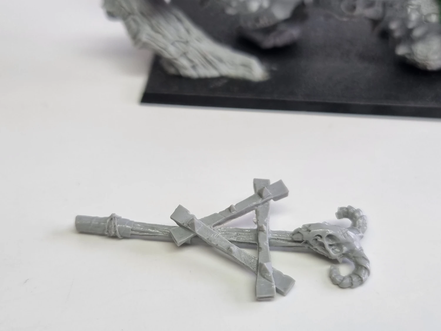 WFB skaven clawlord on brood horror uszkodzony / niekompletny