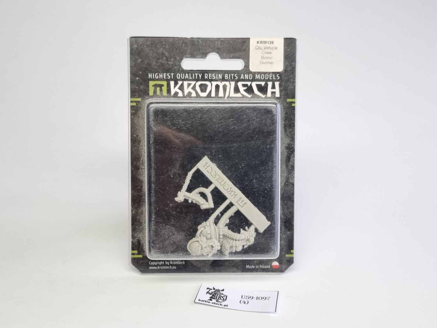 blister kromlech orc vehivle crew bionic gunner