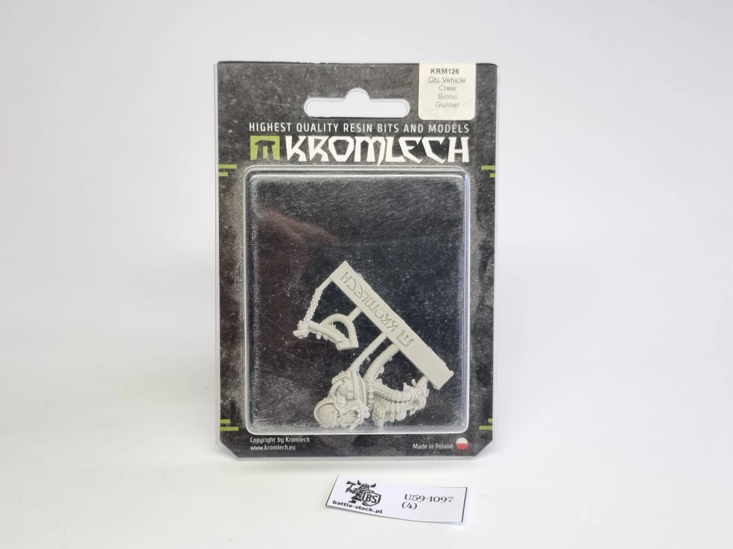 blister kromlech orc vehivle crew bionic gunner
