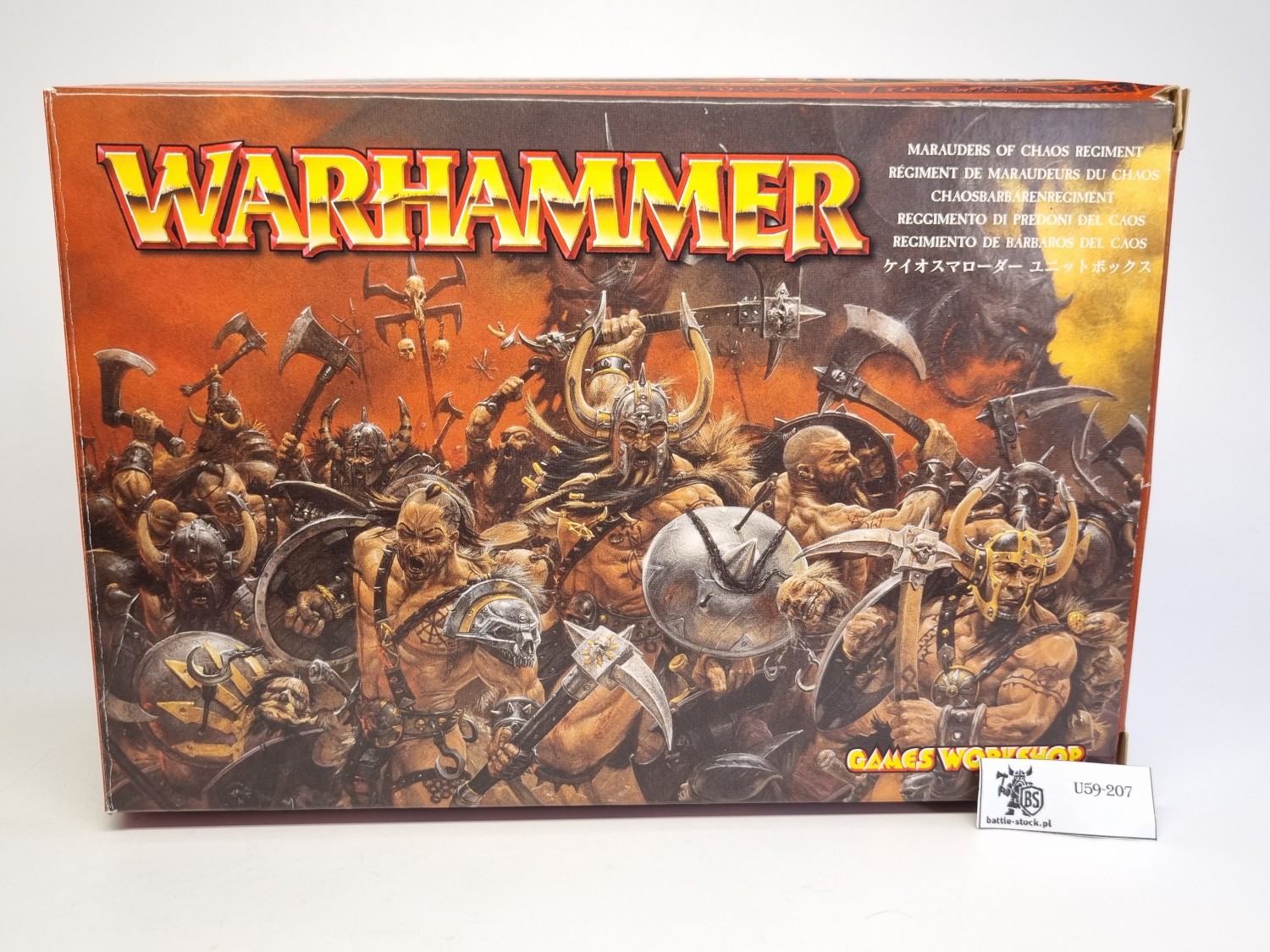 WFB box marauders of chaos box 8 figurek +bitsy