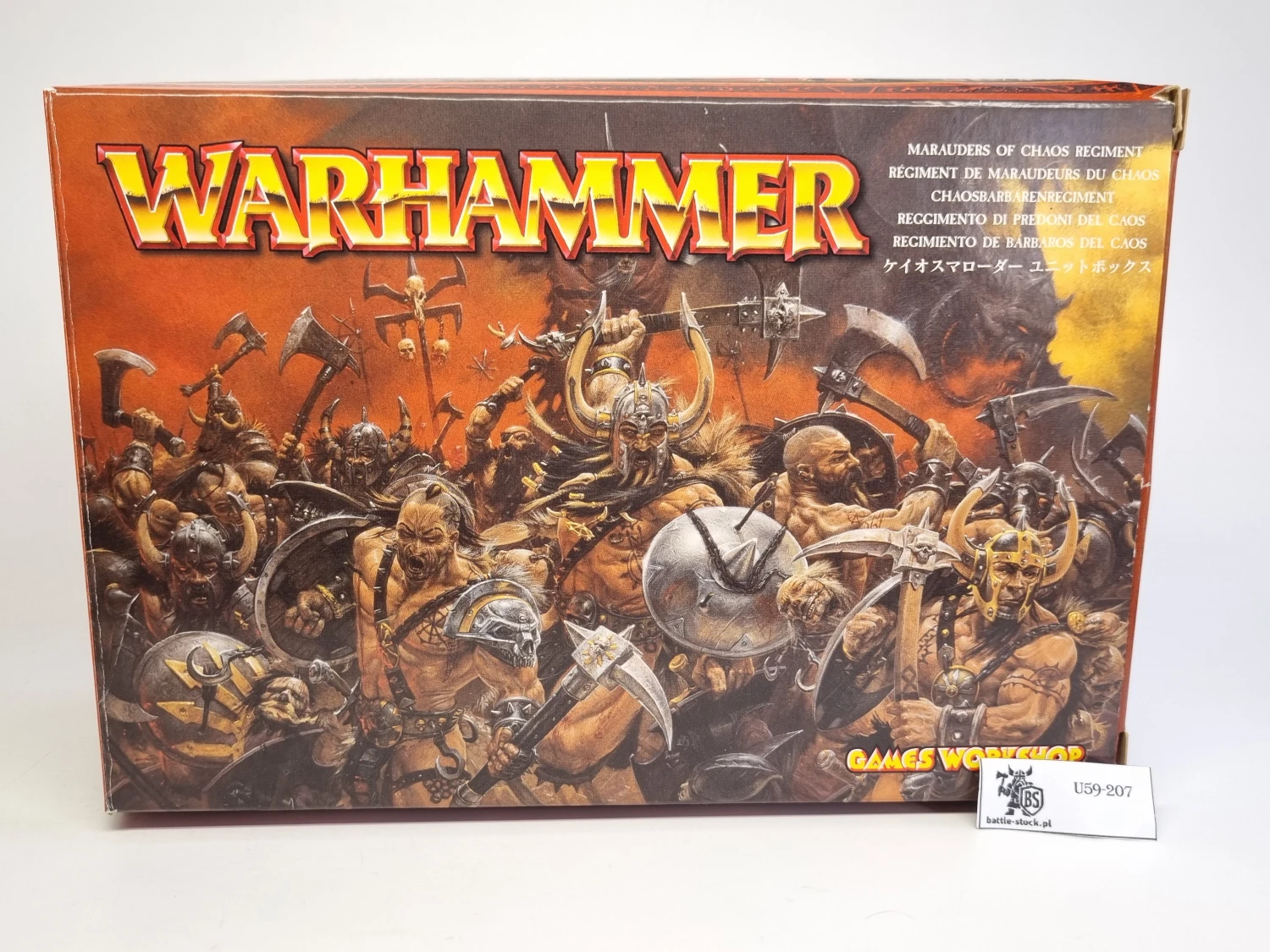 WFB box marauders of chaos box 8 figurek +bitsy