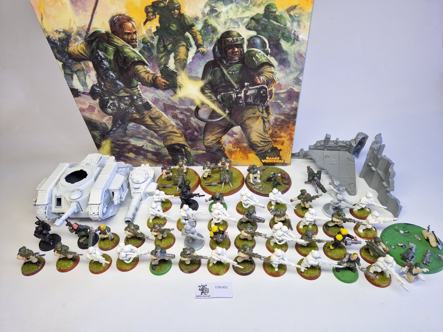 WFB używany i wybrakowany cadian battleforce + dodatkowi trooperzy