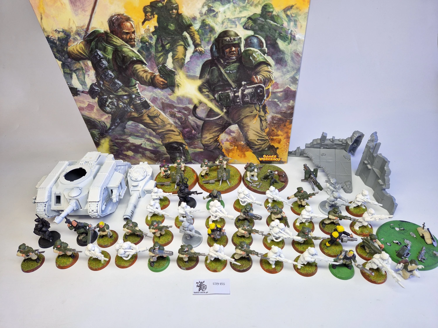 WFB używany i wybrakowany cadian battleforce + dodatkowi trooperzy