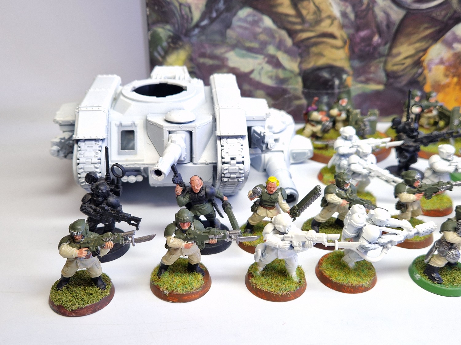 WFB używany i wybrakowany cadian battleforce + dodatkowi trooperzy