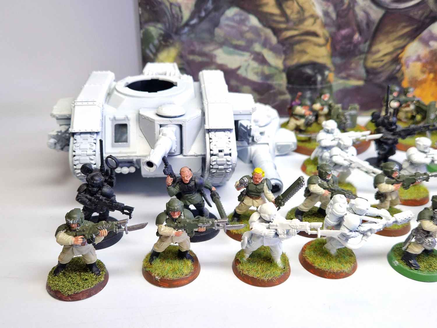WFB używany i wybrakowany cadian battleforce + dodatkowi trooperzy