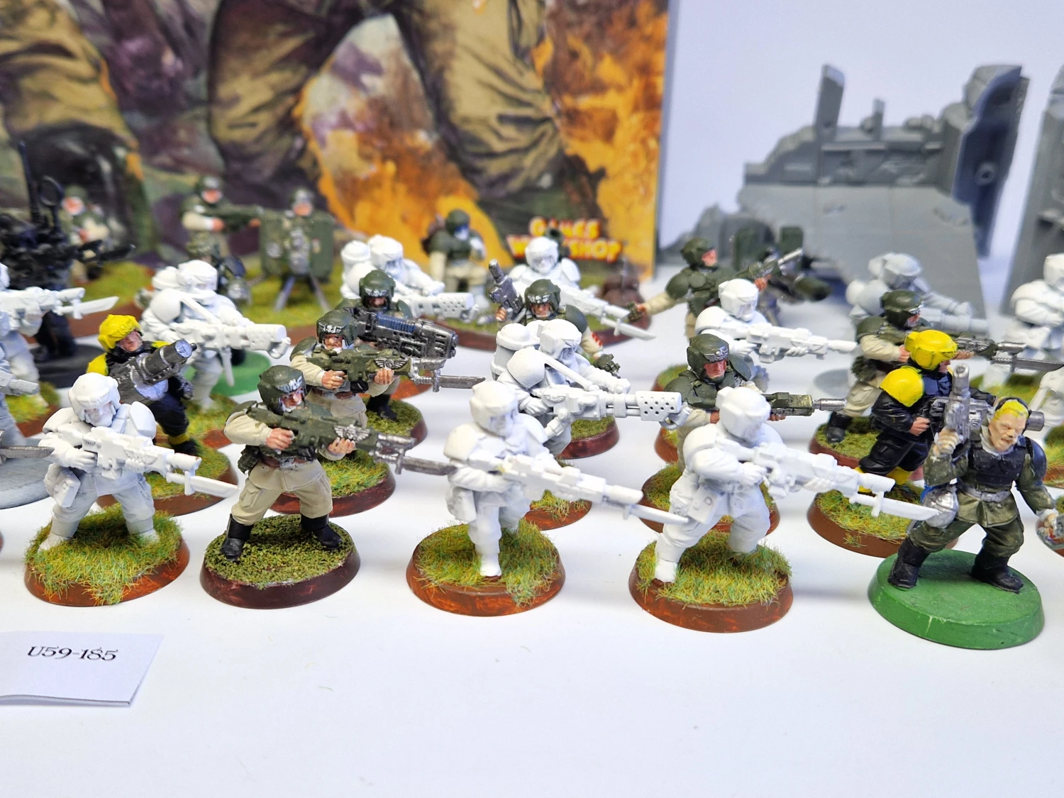 WFB używany i wybrakowany cadian battleforce + dodatkowi trooperzy