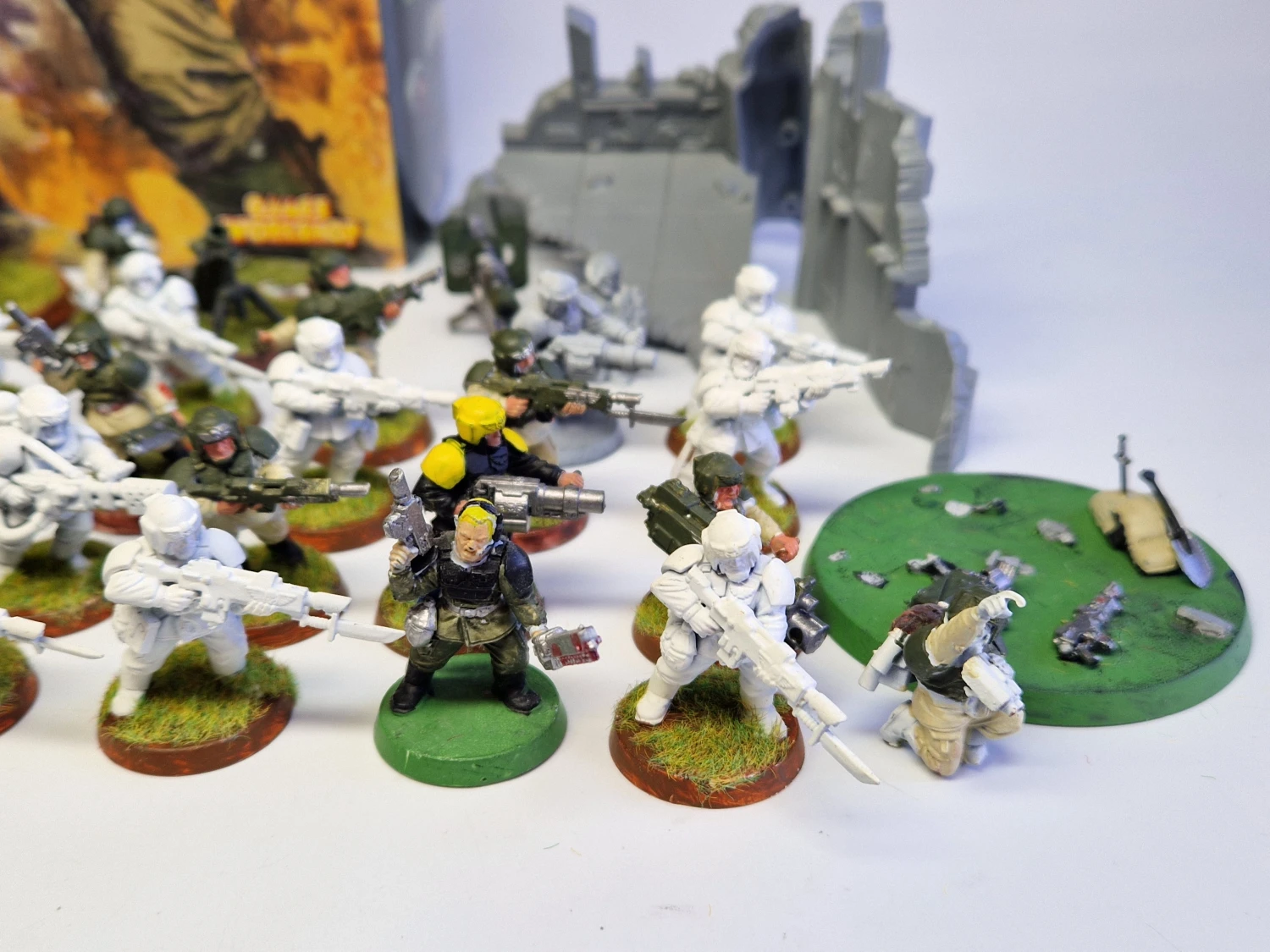 WFB używany i wybrakowany cadian battleforce + dodatkowi trooperzy