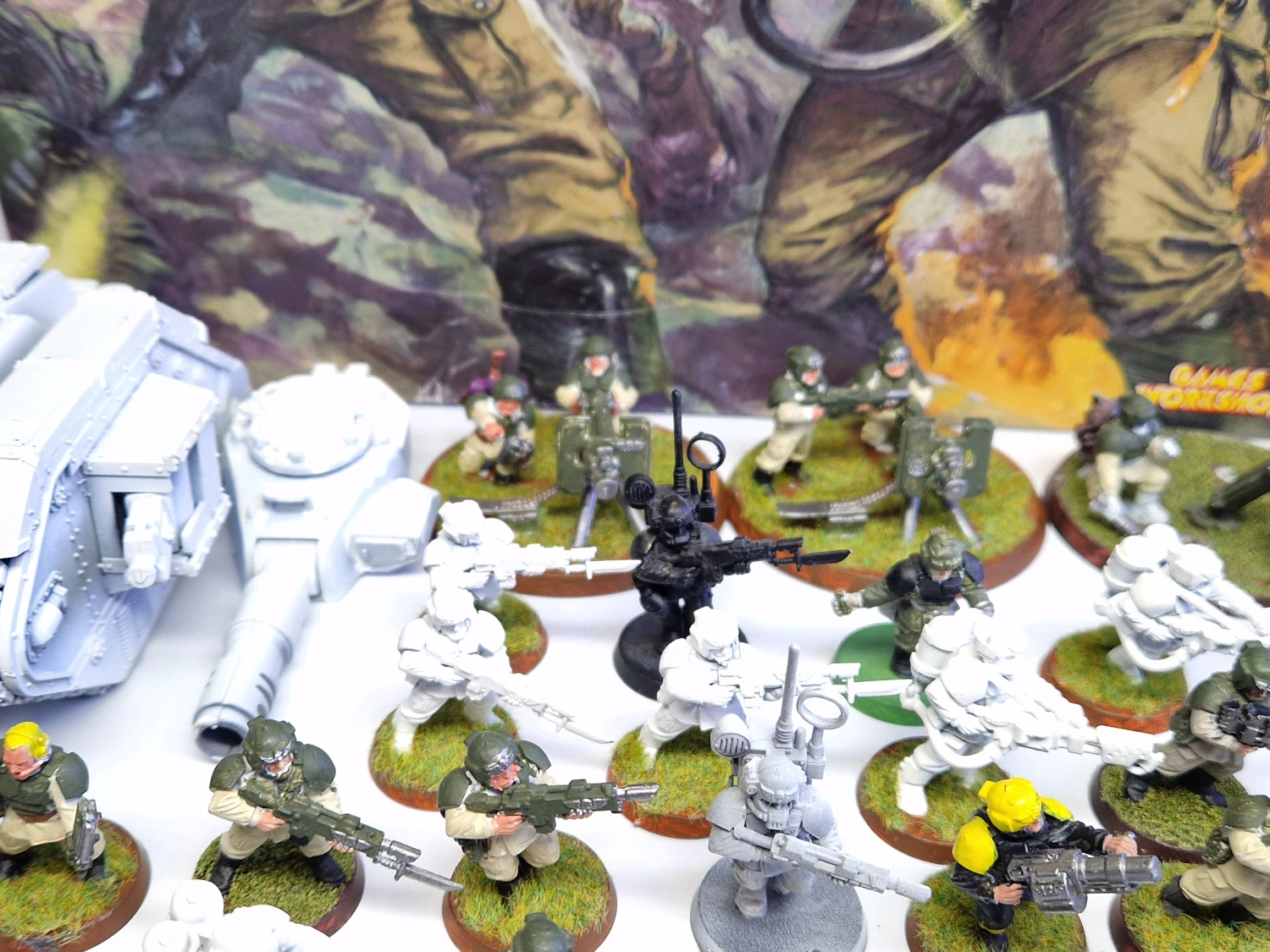 WFB używany i wybrakowany cadian battleforce + dodatkowi trooperzy