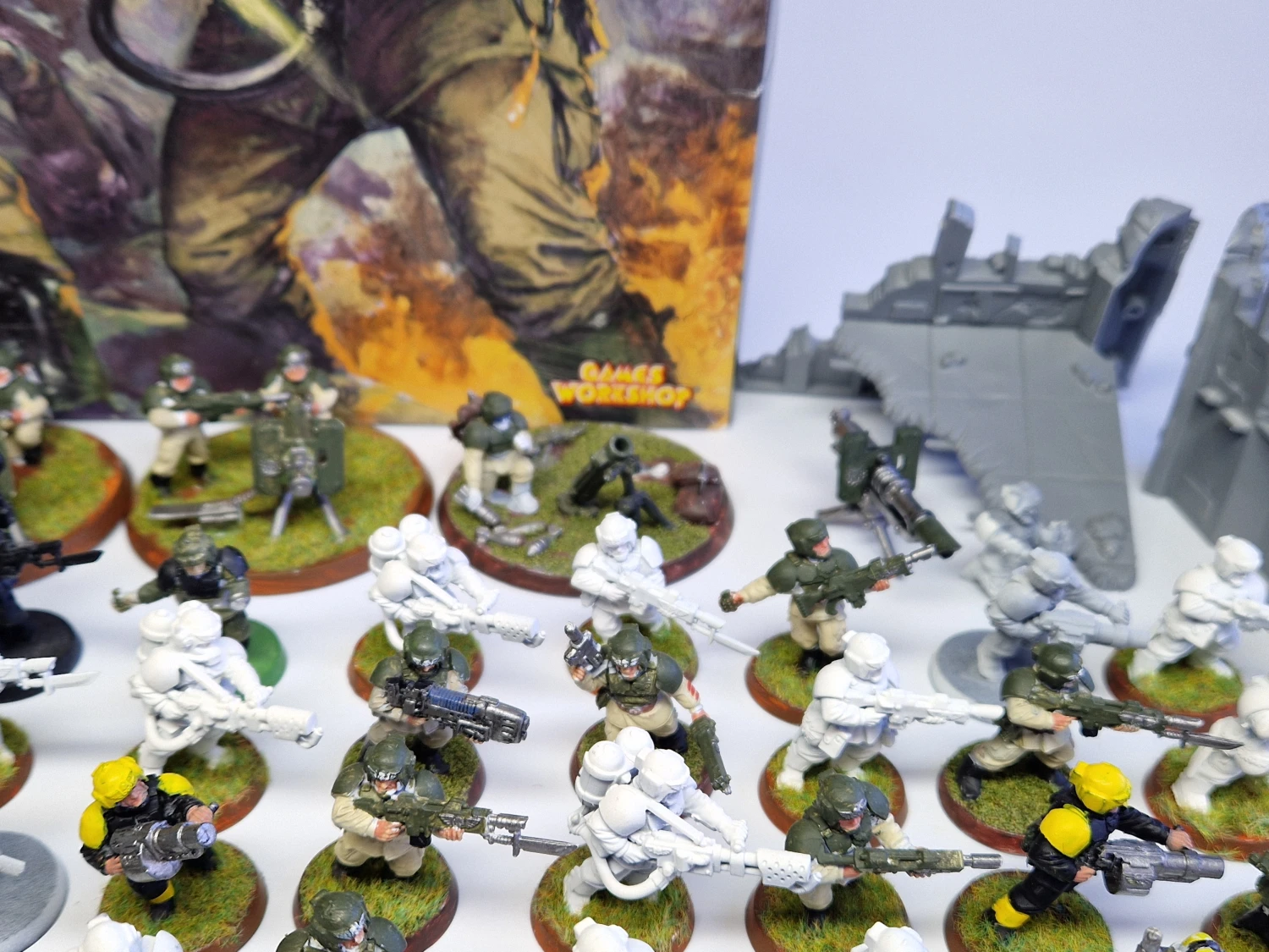 WFB używany i wybrakowany cadian battleforce + dodatkowi trooperzy