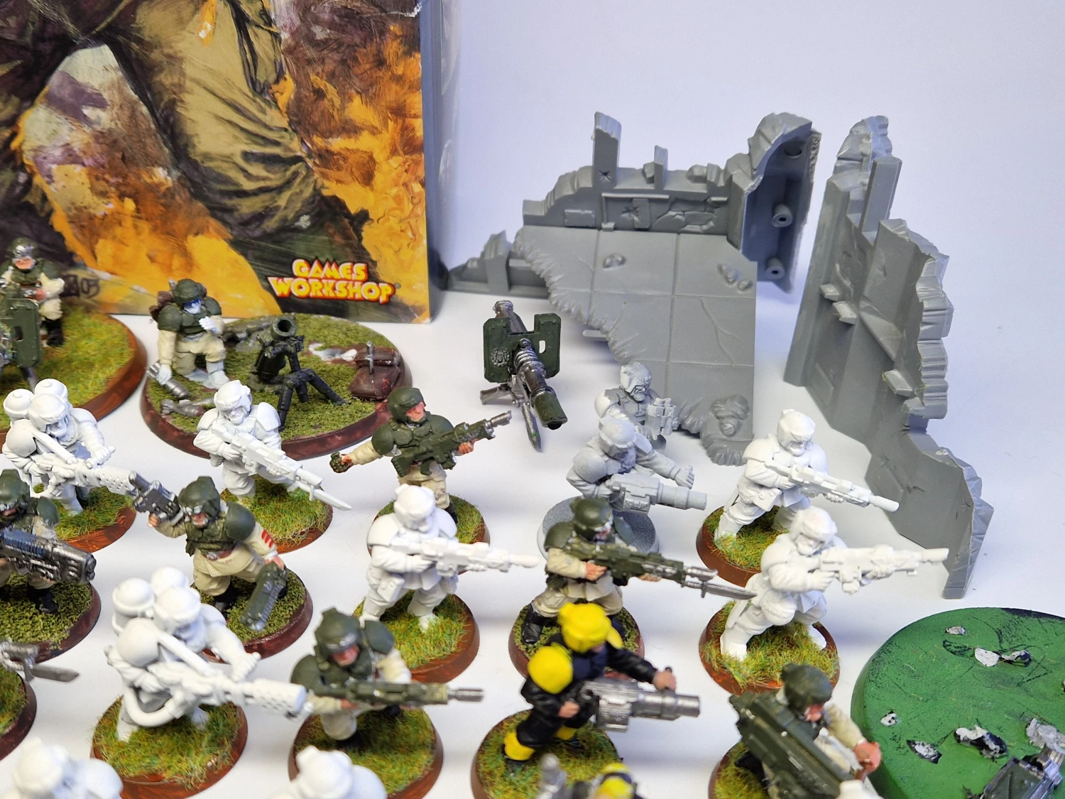 WFB używany i wybrakowany cadian battleforce + dodatkowi trooperzy