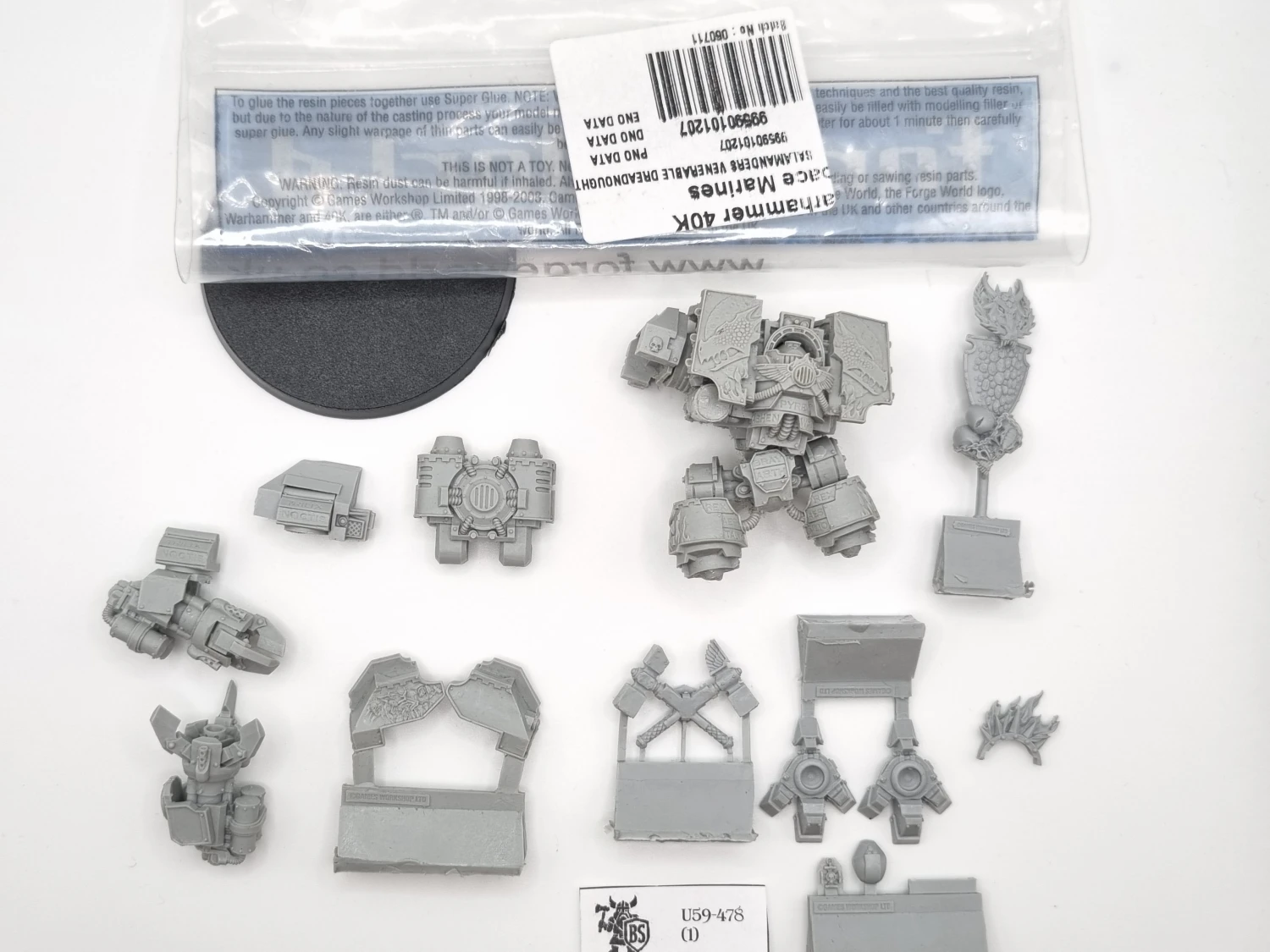 40k FW salamander's venerable dreadnought