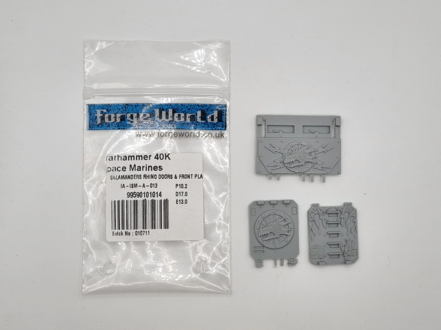 40k FW salamanders rhino door plates