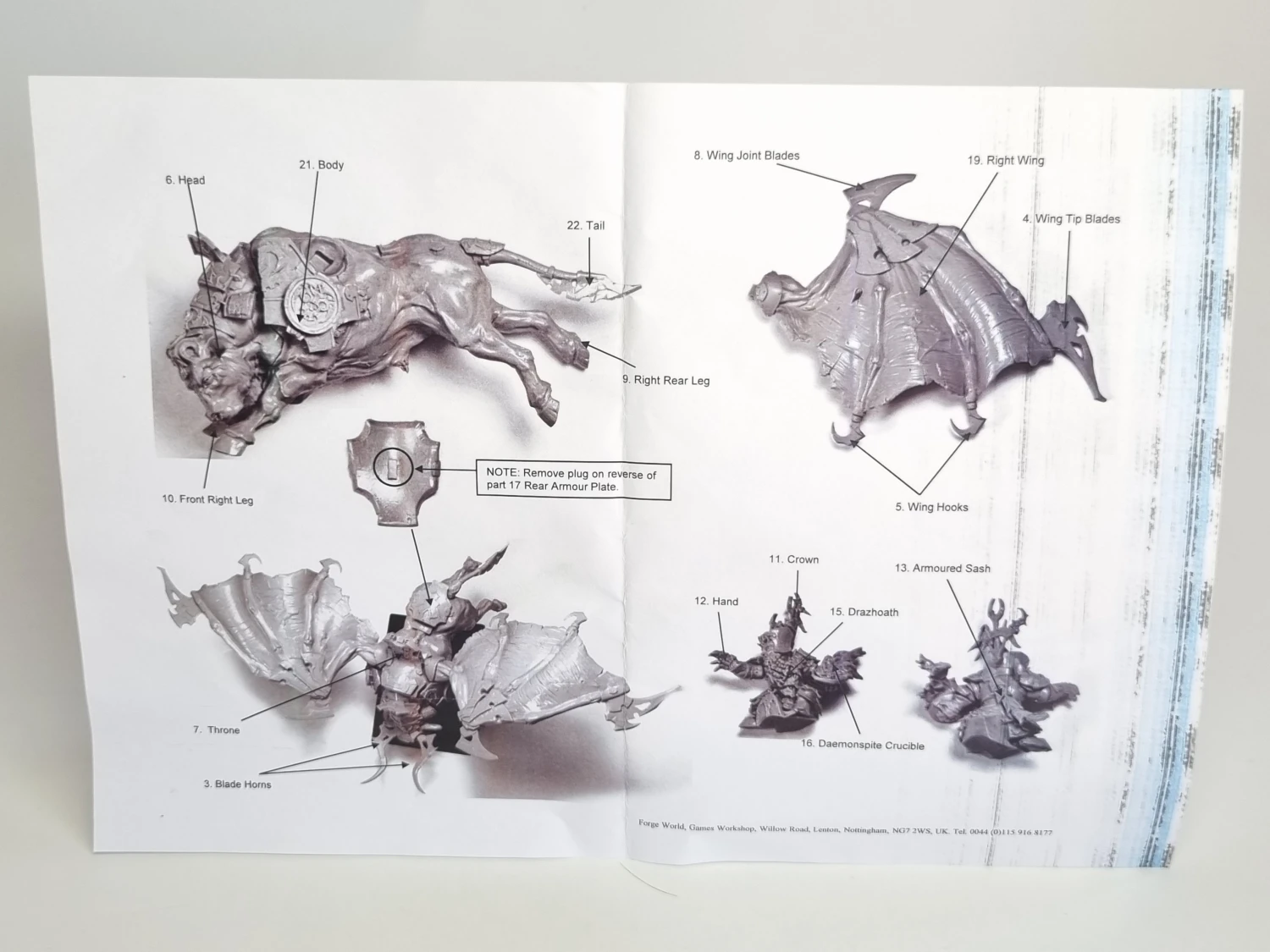 Drazhoath on cinderbreath Forge World