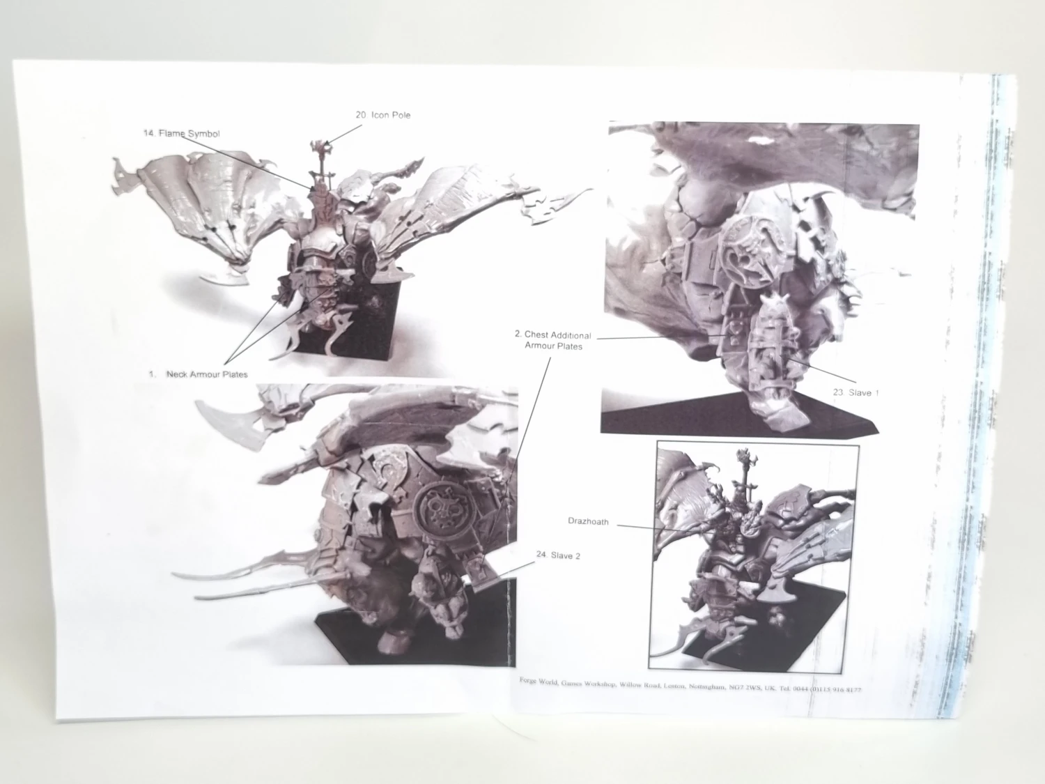 Drazhoath on cinderbreath Forge World