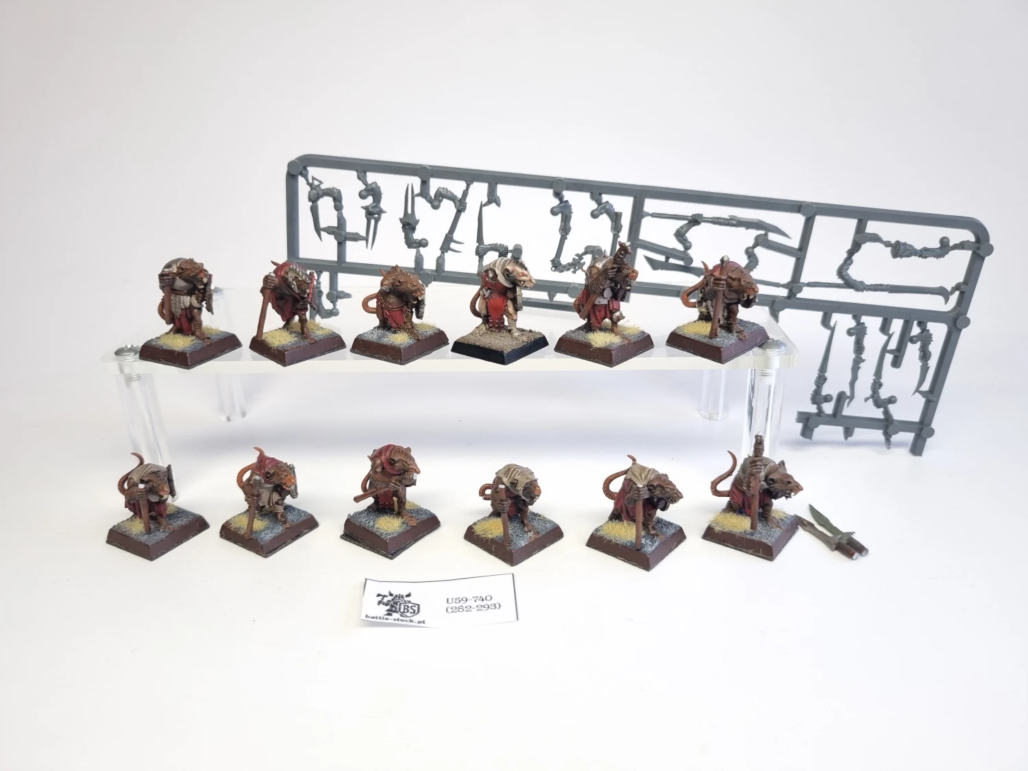 WFB Skaven clanrats wybrakowane