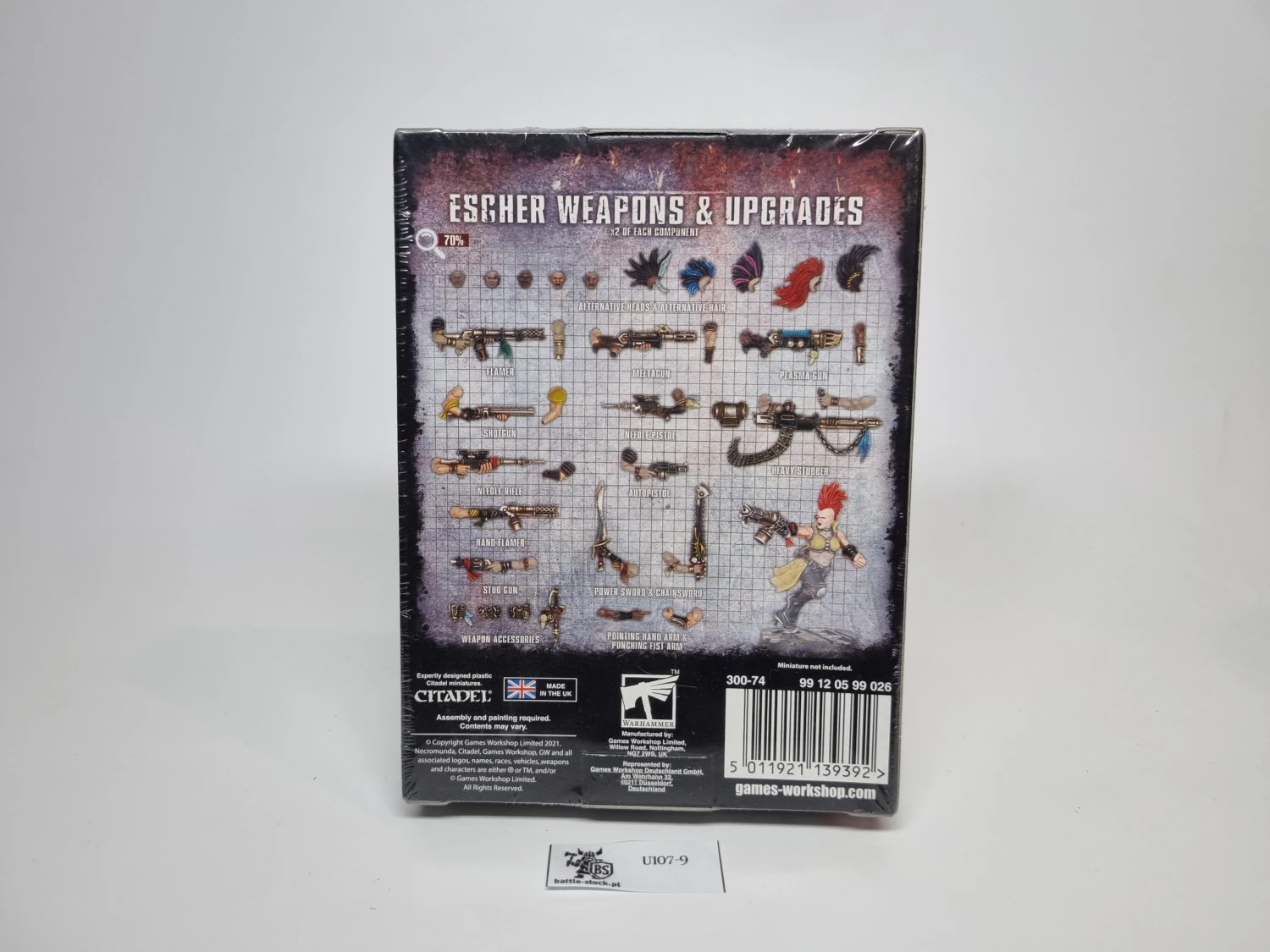 necromunda escher weapons upgrades