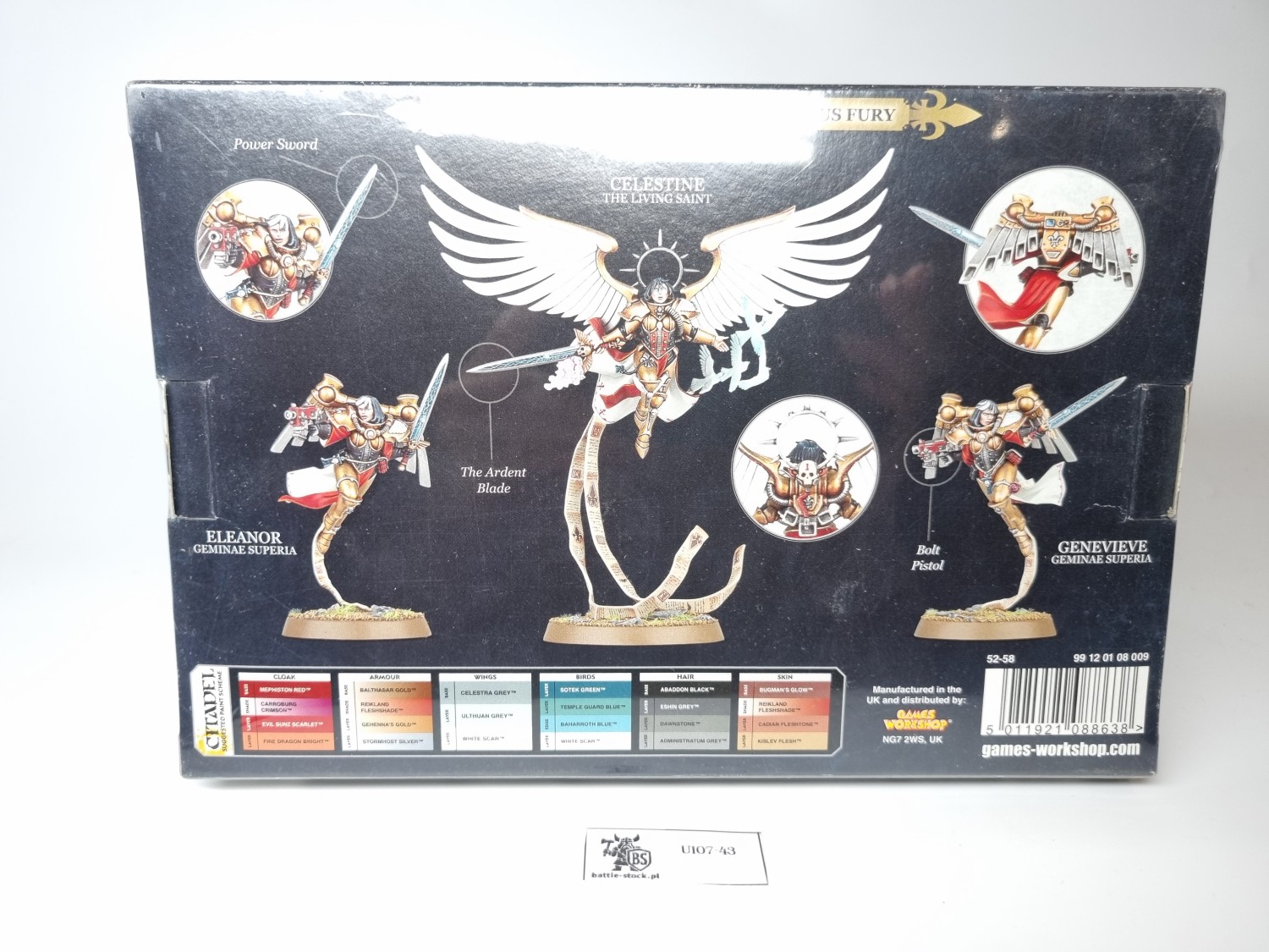 40k adepta sororitas celestine the living saint