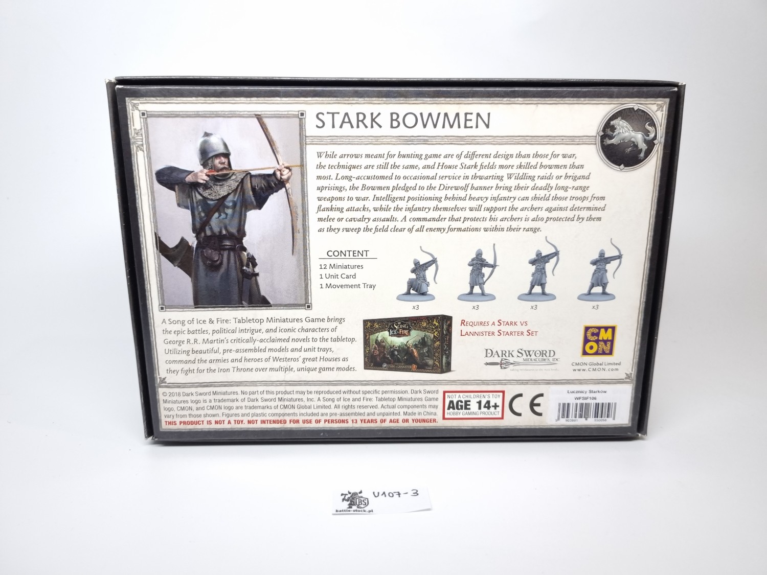 a song of ice anf fire stark bowmen