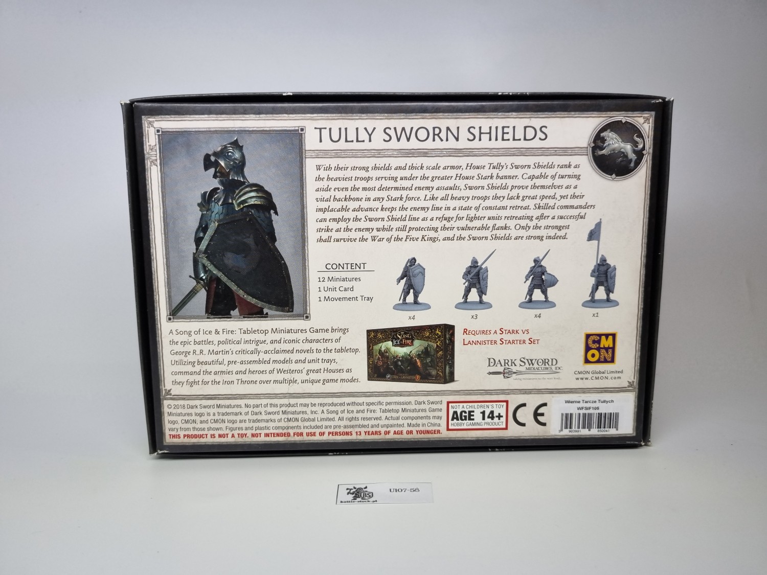 a sing of ice and fire tully sworn shields