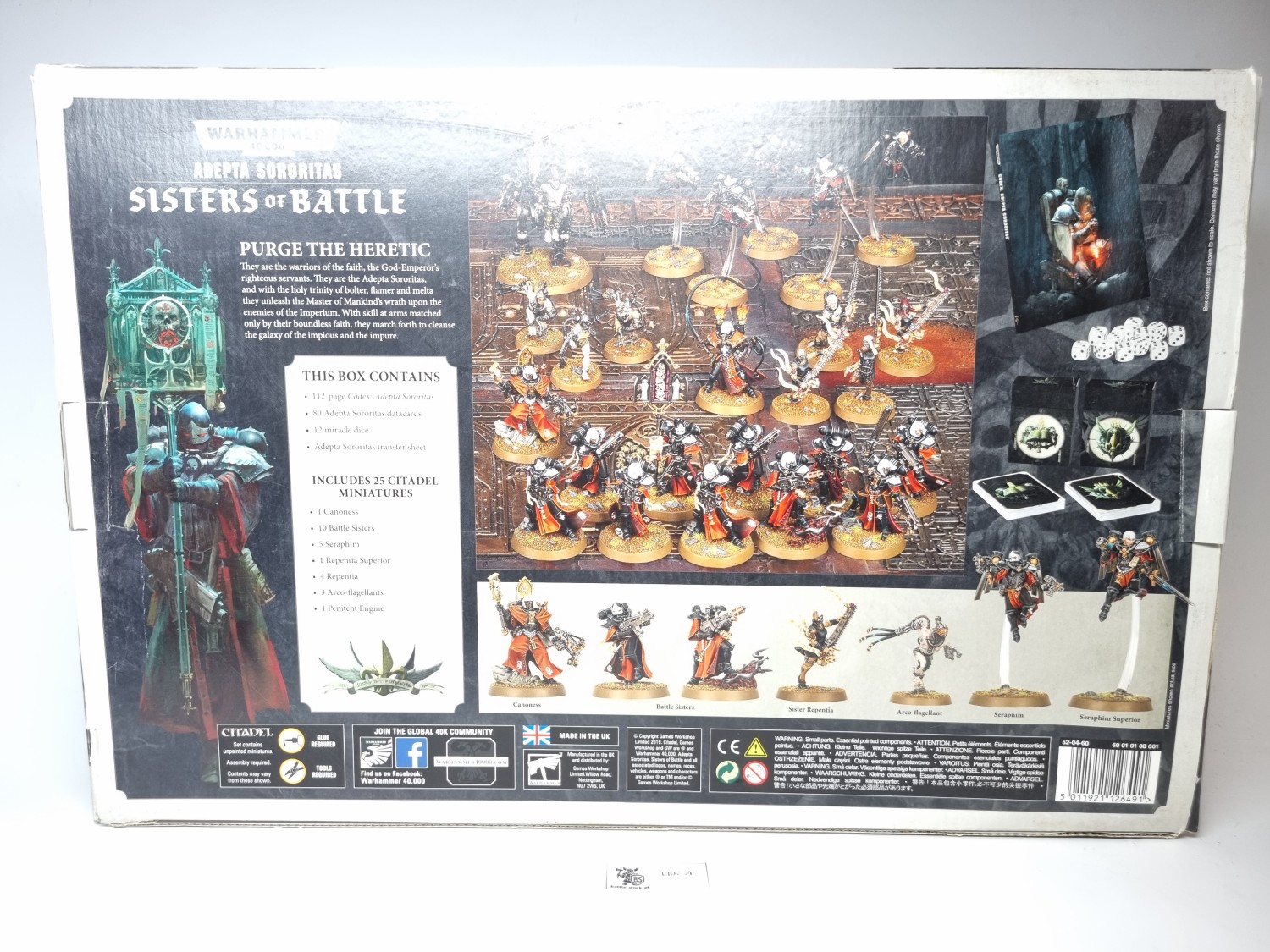40k adepta sororitas sisters of battle army set