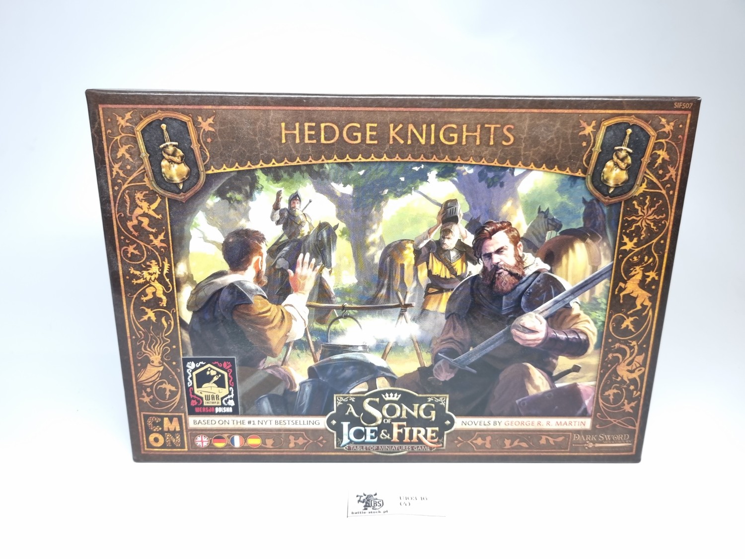 Box a song of ice &amp; fire hedge knights