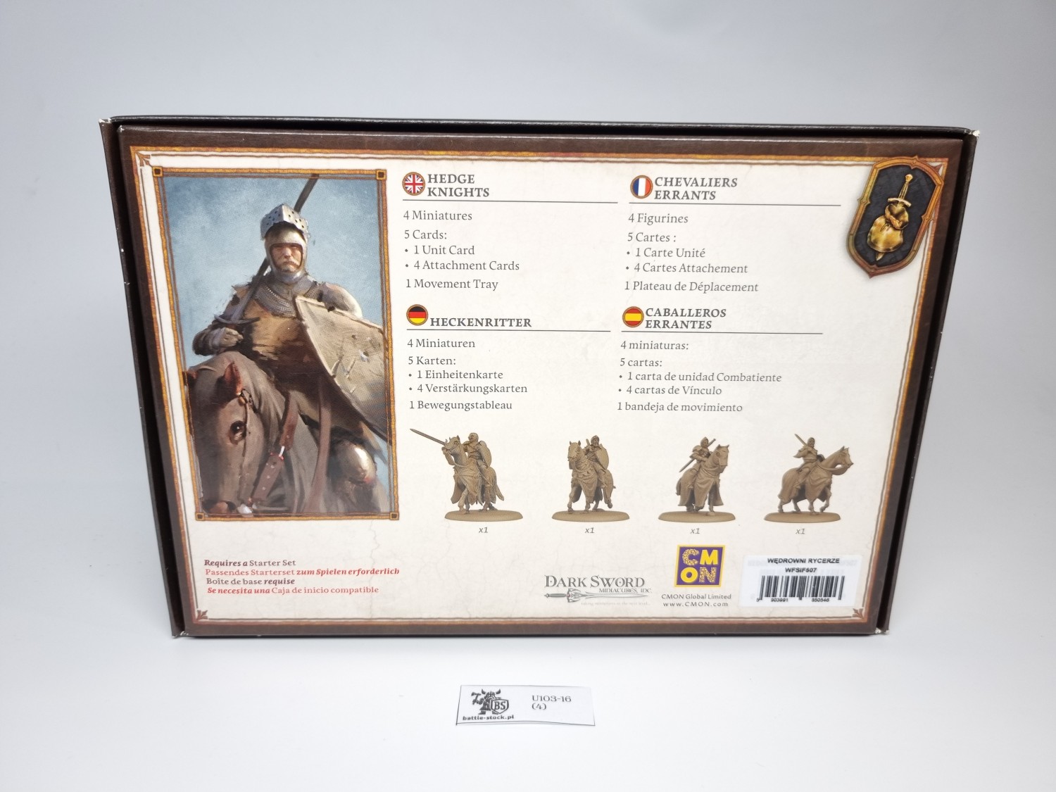 Box a song of ice &amp; fire hedge knights