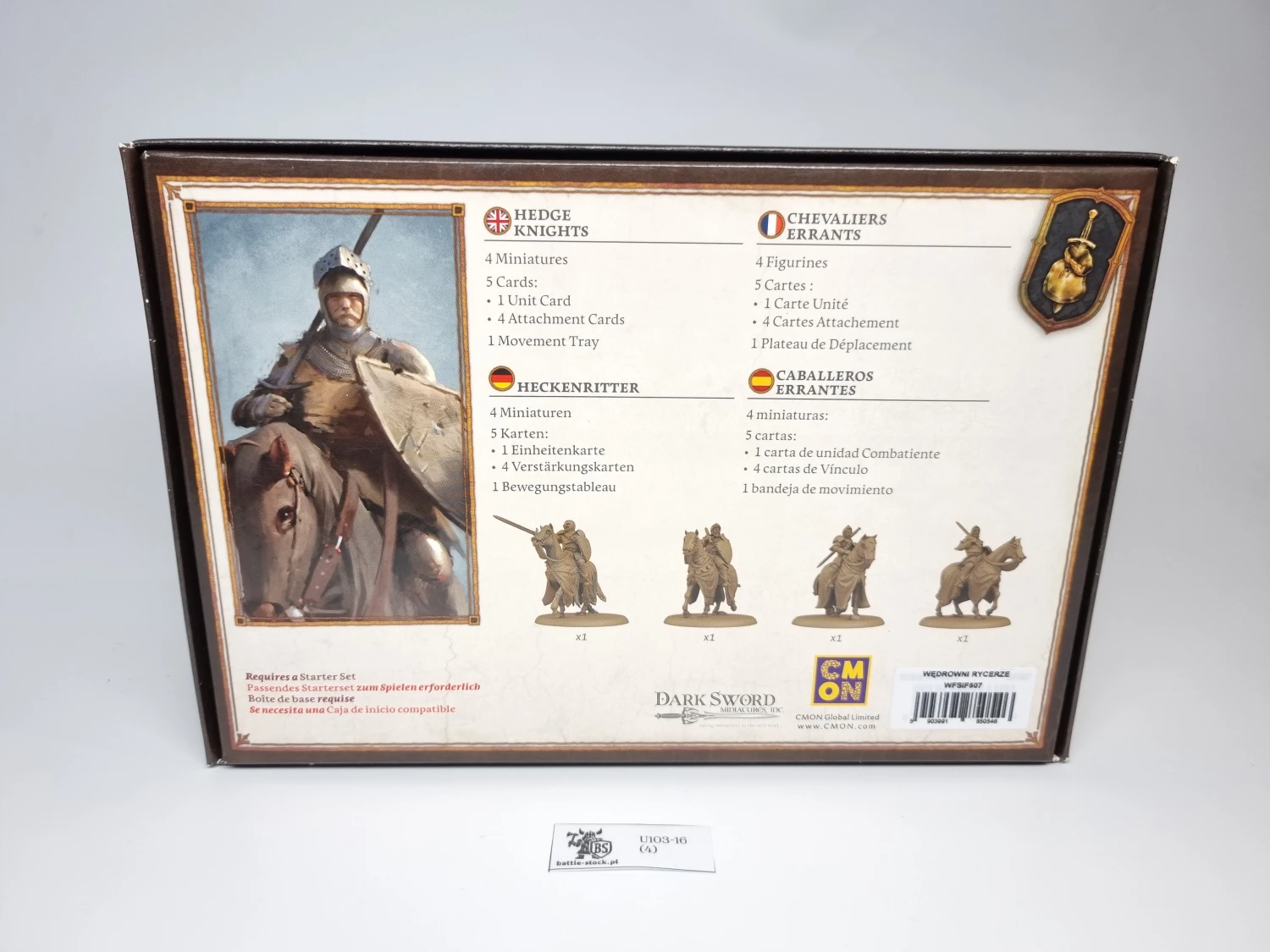 Box a song of ice &amp; fire hedge knights