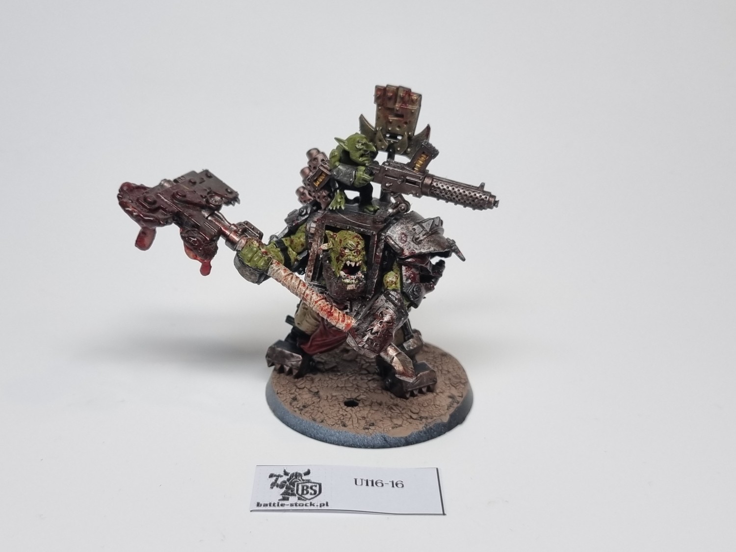 40k warboss in mega armour