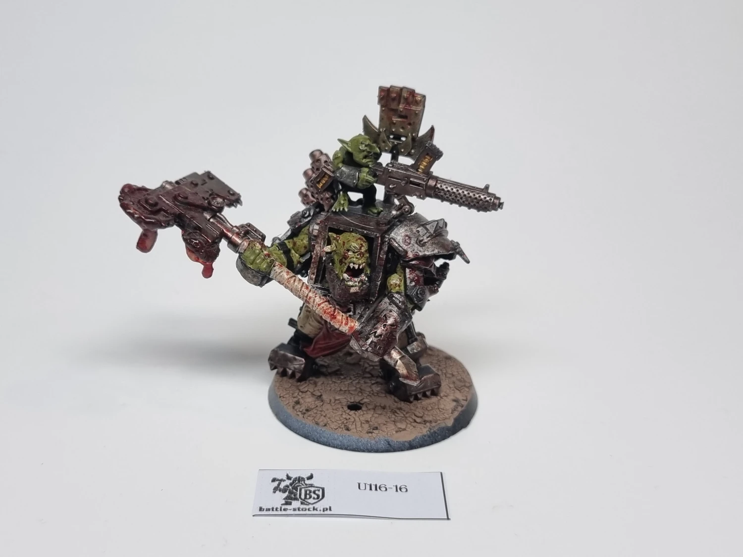 40k warboss in mega armour