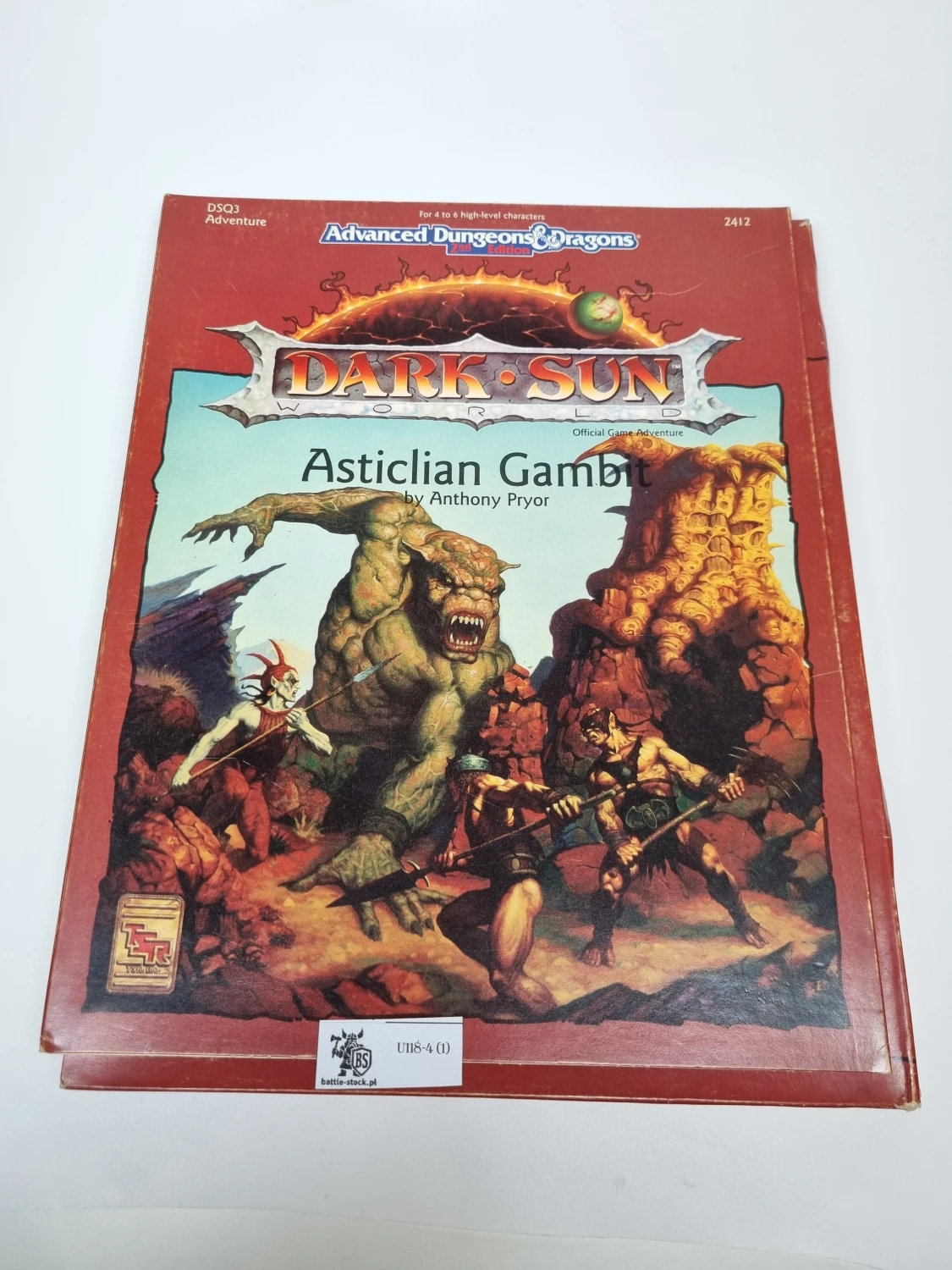 AD&amp;D dark sun Asticlian Gambit