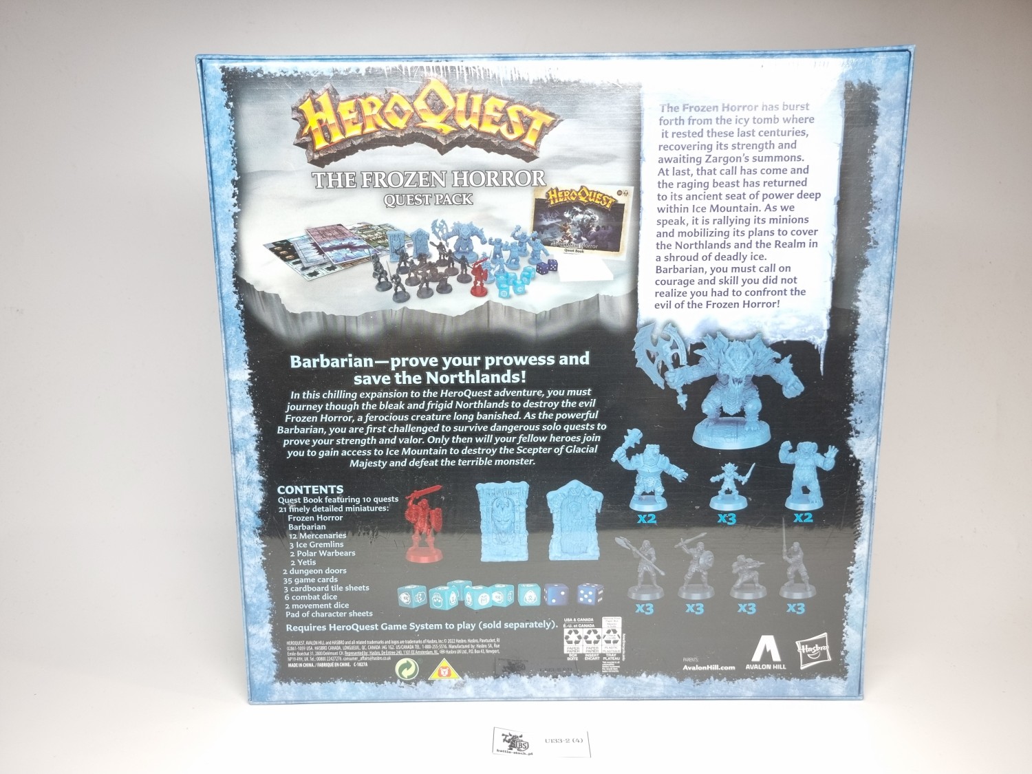 Heroquest the frozen horror quest pack