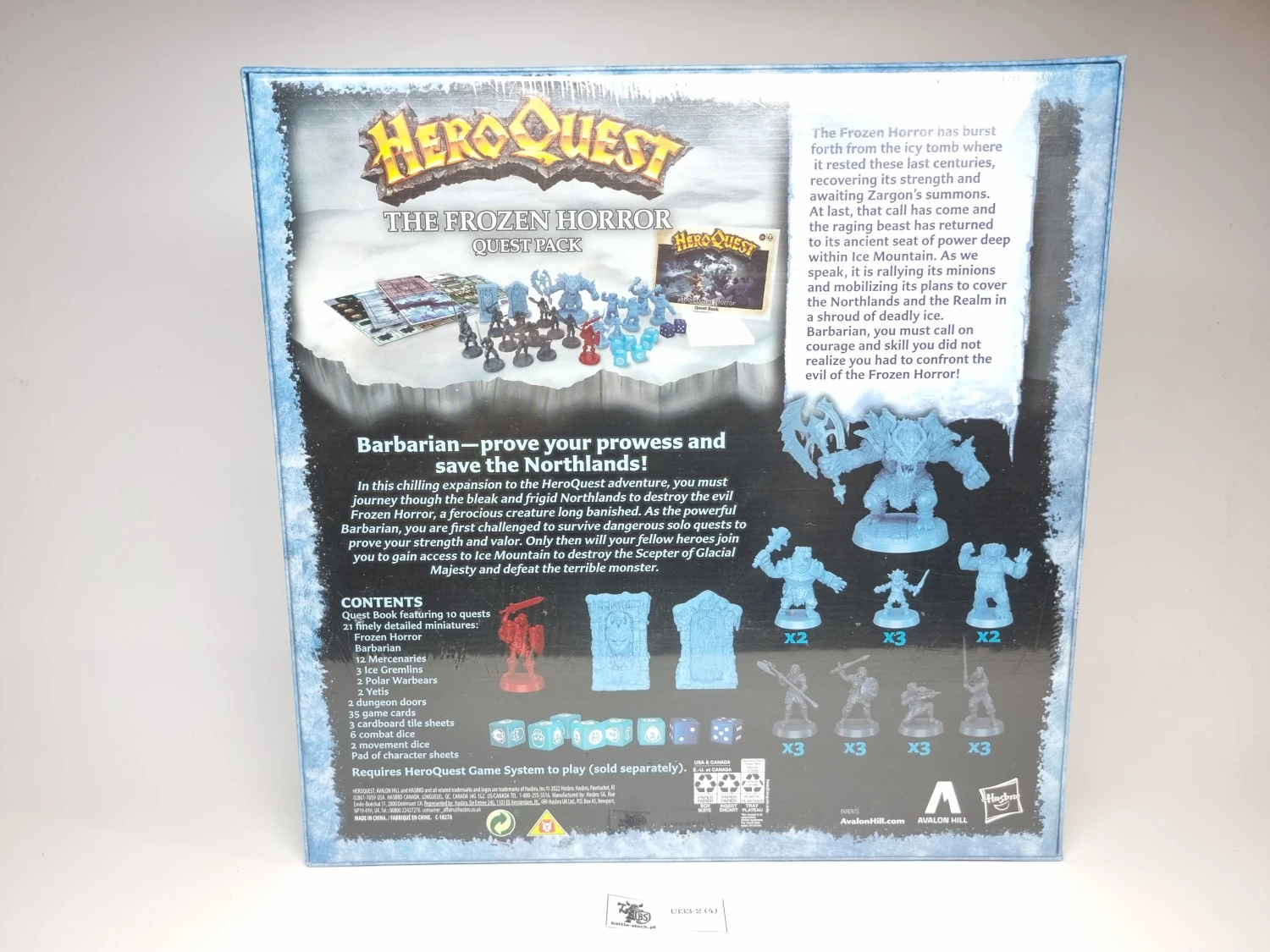 Heroquest the frozen horror quest pack