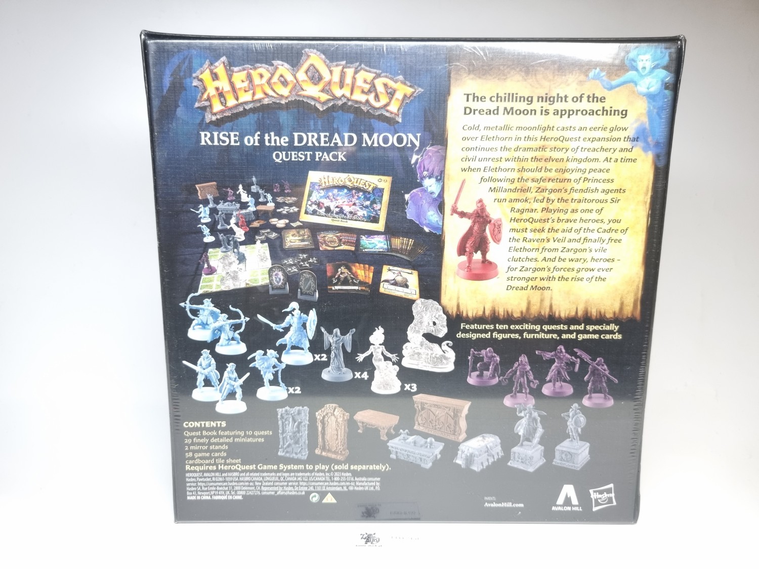 Heroquest rise of the dread moon quest pack