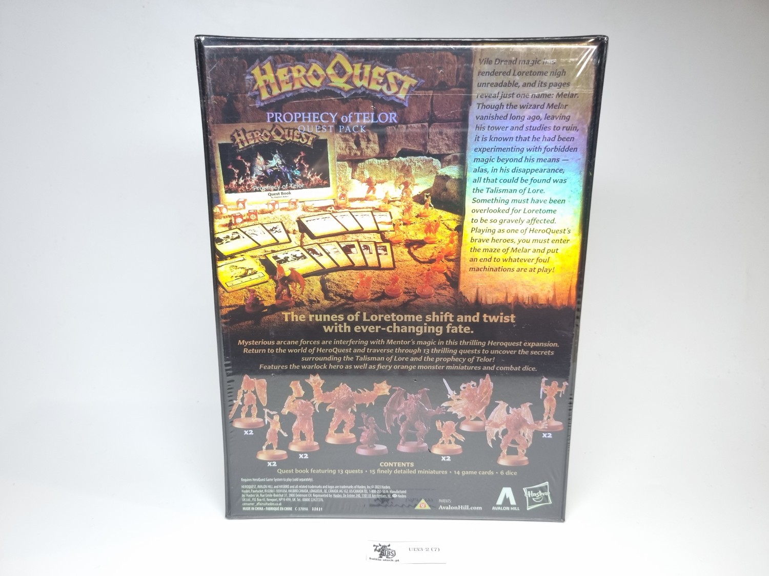 Heroquest prophecy of telor quest pack