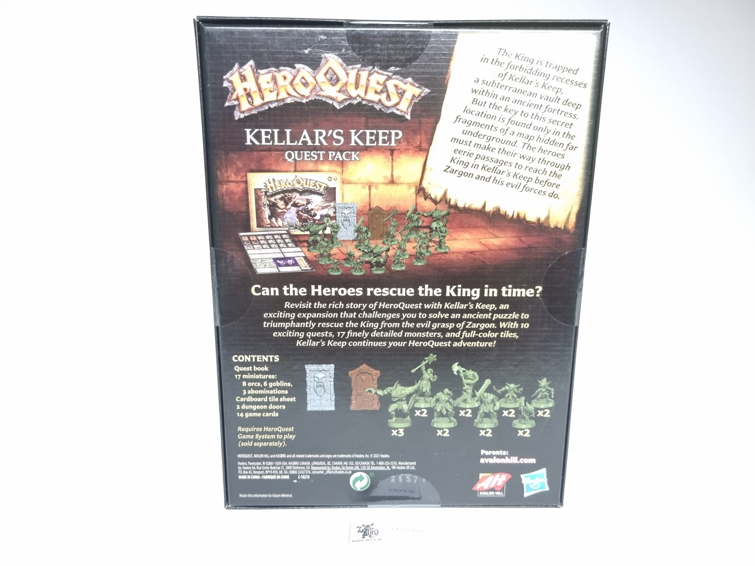 Heroquest kellars keep quest pack