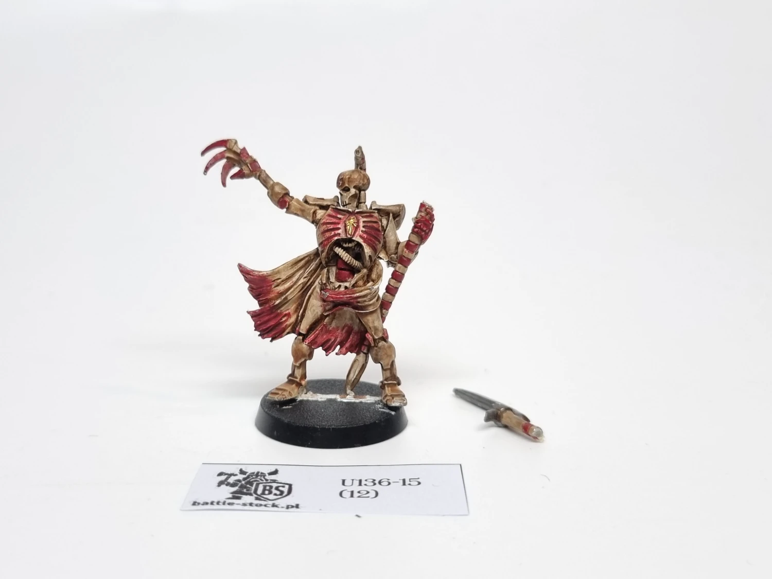 40k necron lord metal uszkodzony
