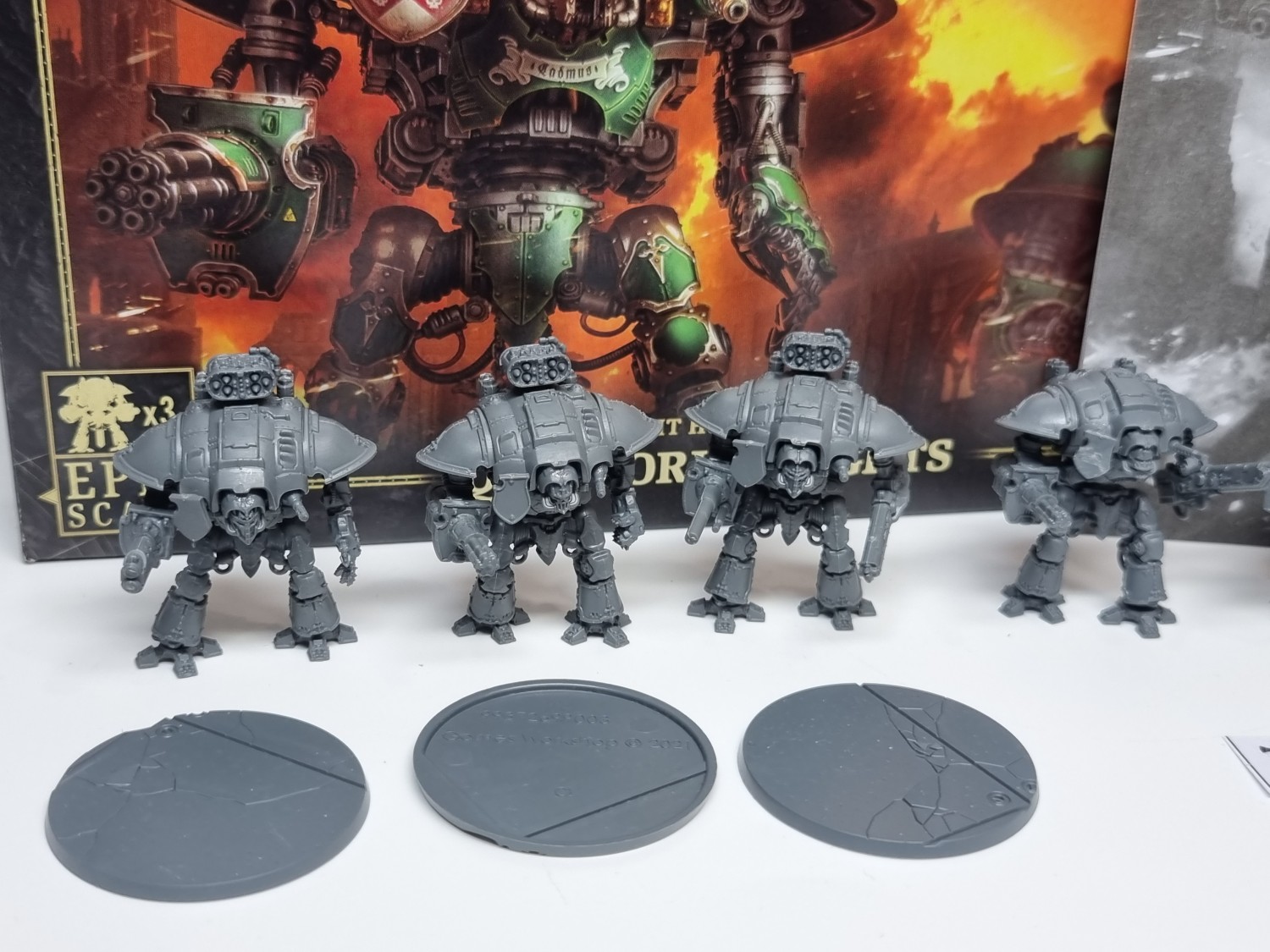 40k Legions Imperialis questoris knights (6 modeli) epic scale