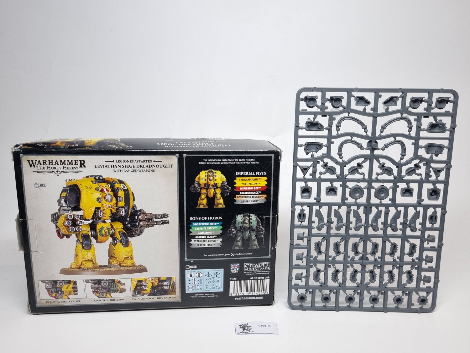 40k Leviathan Siege Dreadnought + dodatkowa wypraska broni
