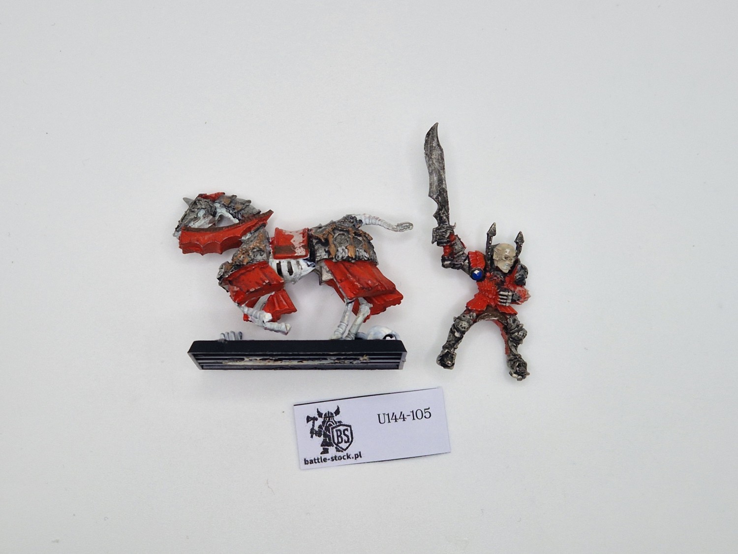 WFB Vampire Lord mounted metal
