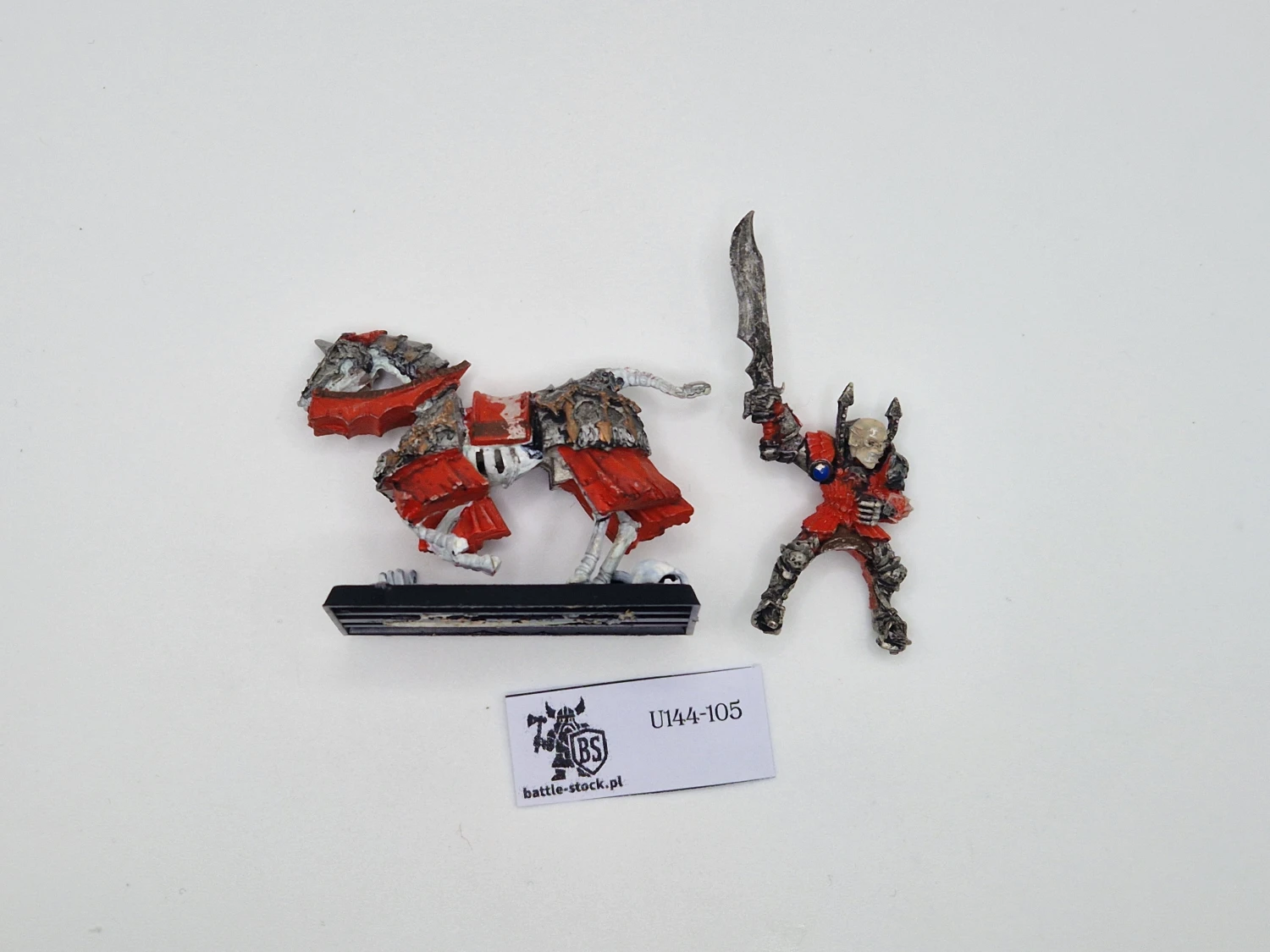 WFB Vampire Lord mounted metal