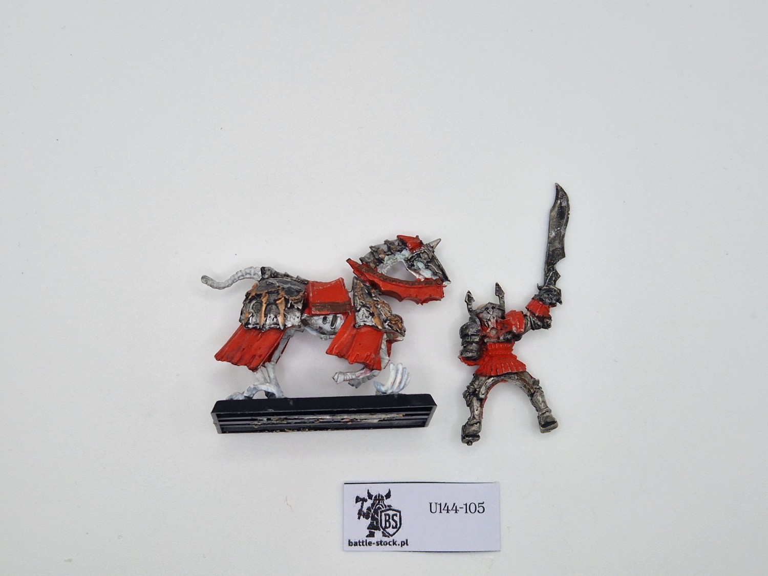 WFB Vampire Lord mounted metal