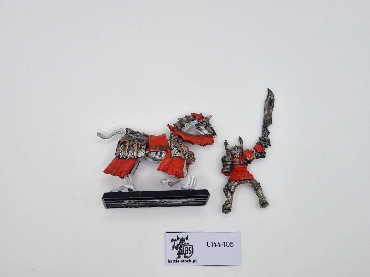 WFB Vampire Lord mounted metal