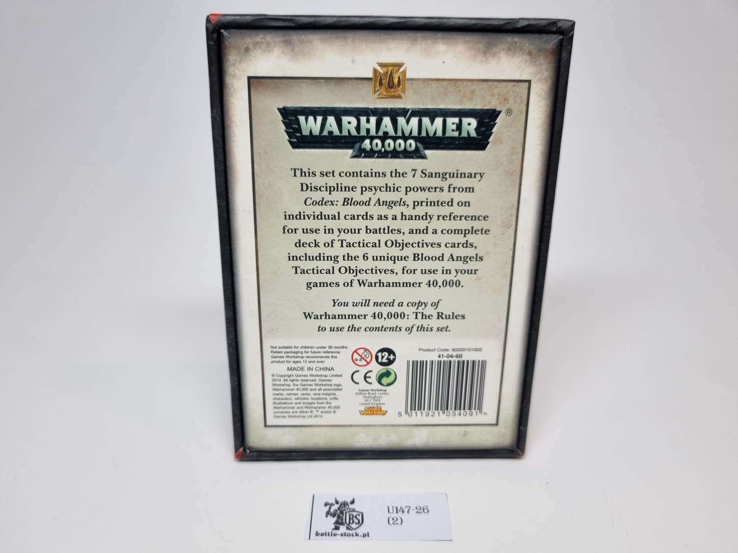 40k karty blood angles